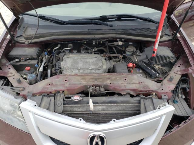 2HNYD2H3XDH503550 - 2013 ACURA MDX TECHNOLOGY BURGUNDY photo 12