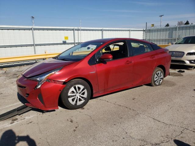 JTDKARFU2J3551826 - 2018 TOYOTA PRIUS RED photo 1