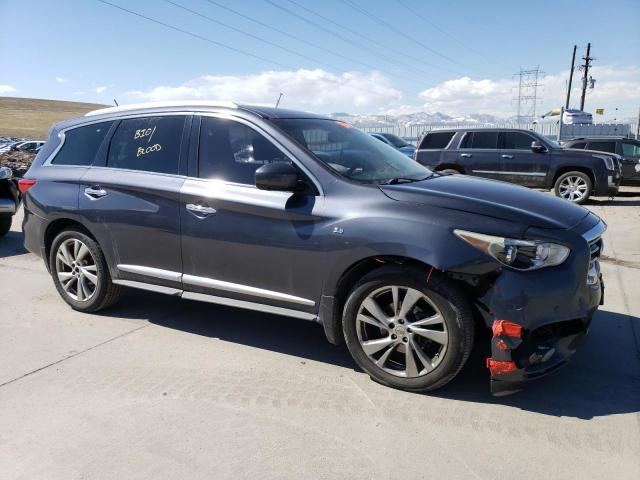 5N1AL0MM7EC525454 - 2014 INFINITI QX60 GRAY photo 4