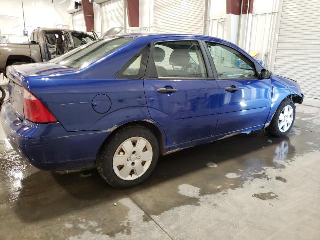 1FAFP34N36W117905 - 2006 FORD FOCUS ZX4 BLUE photo 3