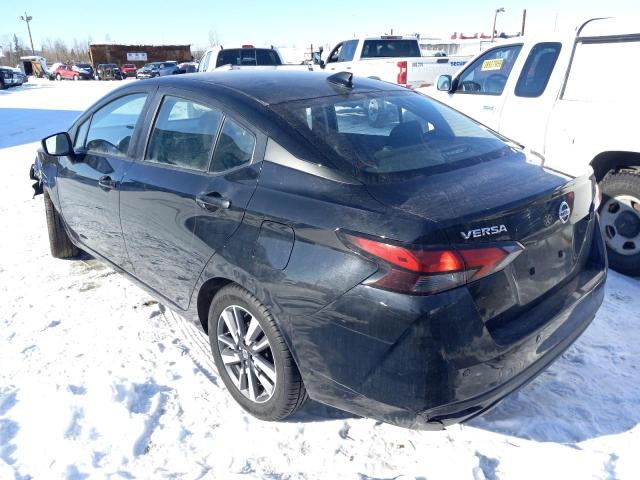 3N1CN8EV7ML885181 - 2021 NISSAN VERSA SV BLACK photo 2