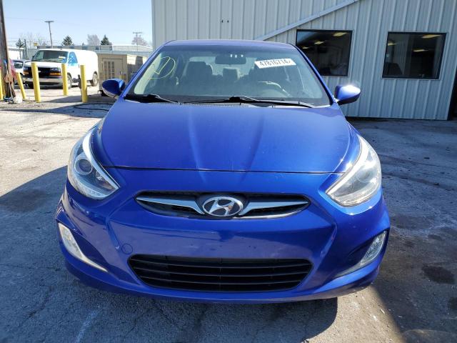 KMHCU4AE3EU620453 - 2014 HYUNDAI ACCENT GLS BLUE photo 5