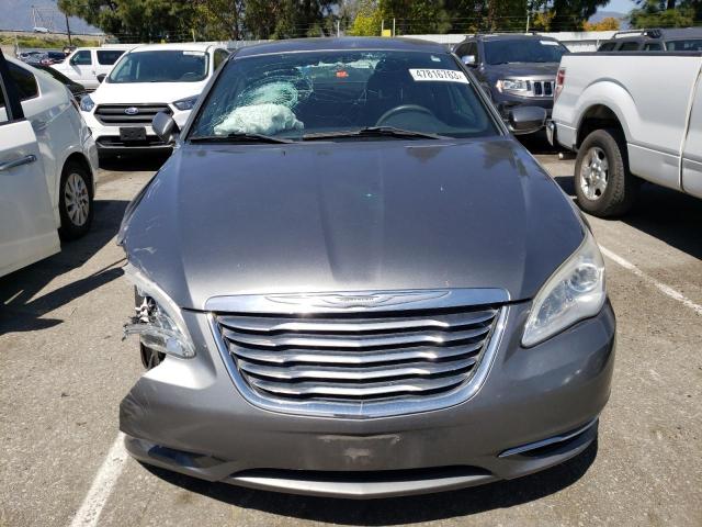 1C3CCBAB0CN240788 - 2012 CHRYSLER 200 LX GRAY photo 5