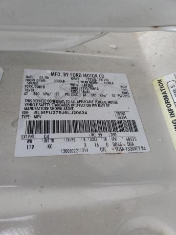 5LMFU27566LJ20834 - 2006 LINCOLN NAVIGATOR 白色 照片 13