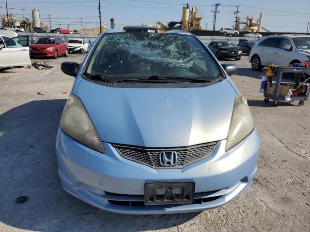 JHMGE8H23AC000609 - 2010 HONDA FIT BLUE photo 5