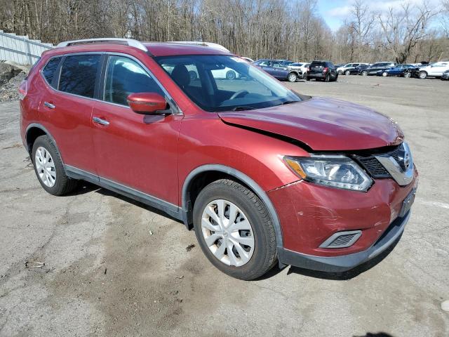 KNMAT2MV4GP643160 - 2016 NISSAN ROGUE S RED photo 4