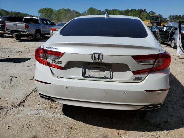 1HGCV2F99MA015534 - 2021 HONDA ACCORD TOURING WHITE photo 6