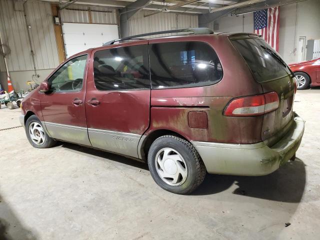 4T3ZF13C41U321635 - 2001 TOYOTA SIENNA LE MAROON photo 2