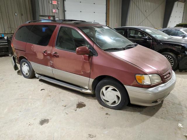 4T3ZF13C41U321635 - 2001 TOYOTA SIENNA LE MAROON photo 4