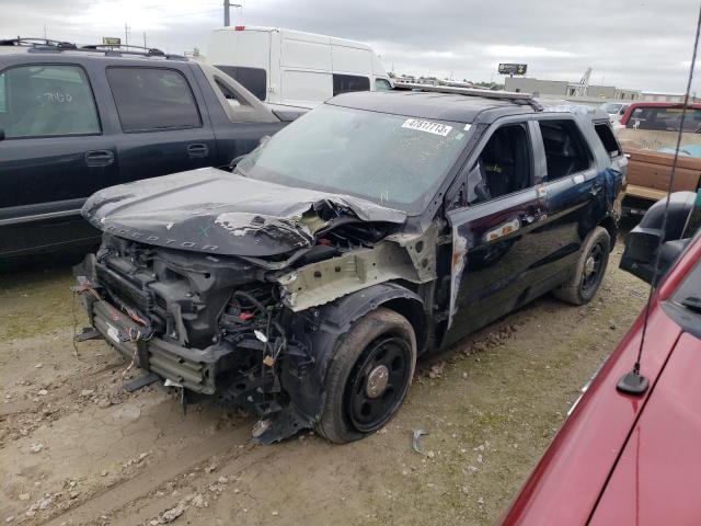 1FM5K8AR5EGB90982 - 2014 FORD EXPLORER POLICE INTERCEPTOR BLACK photo 1