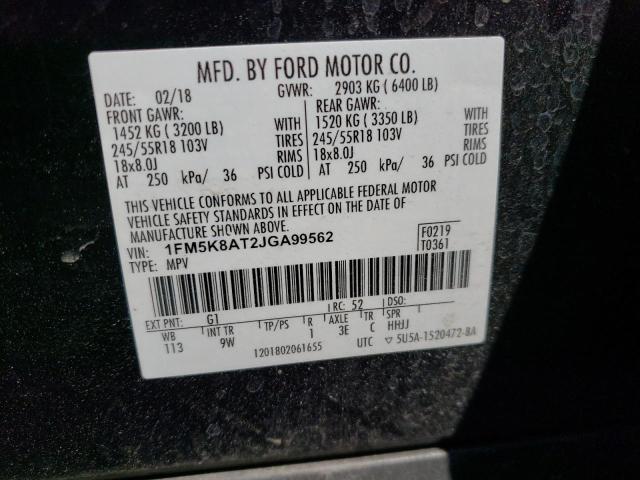 1FM5K8AR5EGB90982 - 2014 FORD EXPLORER POLICE INTERCEPTOR BLACK photo 14