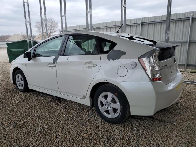 JTDKN3DU5A0090532 - 2010 TOYOTA PRIUS WHITE photo 2