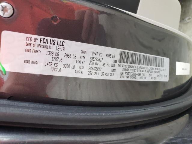 2C4RC1EG8HR644390 - 2017 CHRYSLER PACIFICA TOURING L PLUS GRAY photo 13