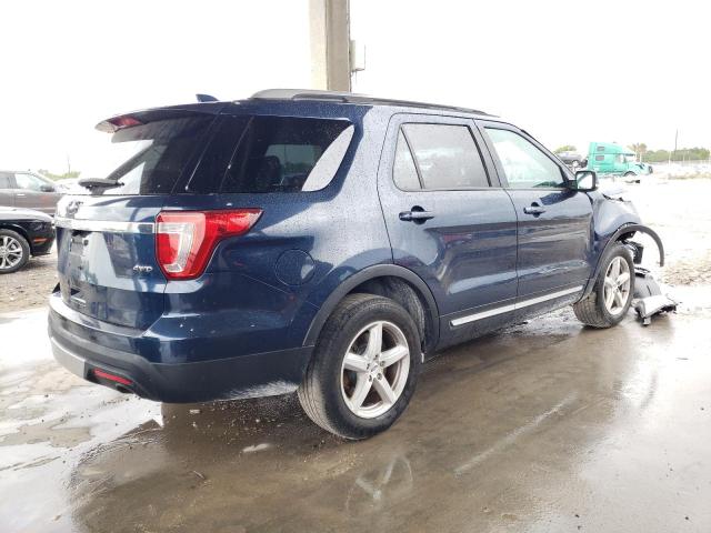1FM5K8D8XHGD36509 - 2017 FORD EXPLORER XLT BLUE photo 3