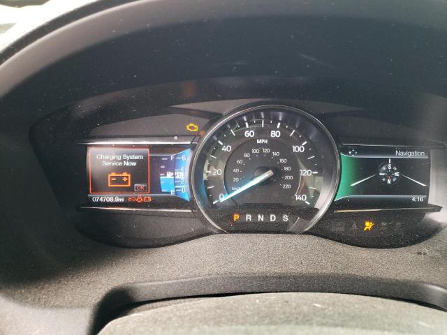 1FM5K8D8XHGD36509 - 2017 FORD EXPLORER XLT BLUE photo 9