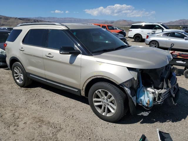 1FM5K7DH3HGA43402 - 2017 FORD EXPLORER XLT GOLD photo 4