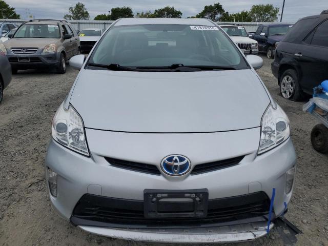 JTDKN3DU3F1916098 - 2015 TOYOTA PRIUS SILVER photo 5