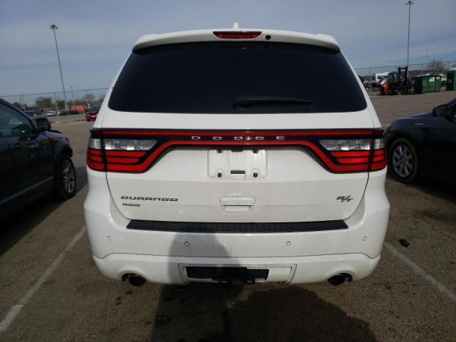 1C4SDJCT6HC898591 - 2017 DODGE DURANGO RT R/T WHITE photo 6