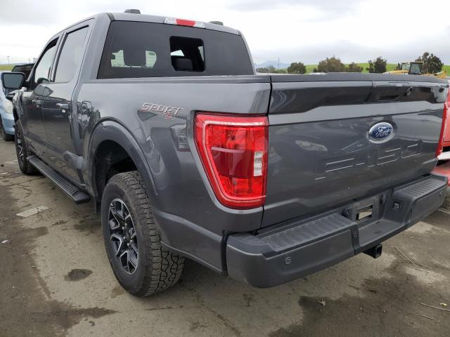 1FTFW1EDXPFA69358 - 2023 FORD F150 SUPERCREW GRAY photo 2