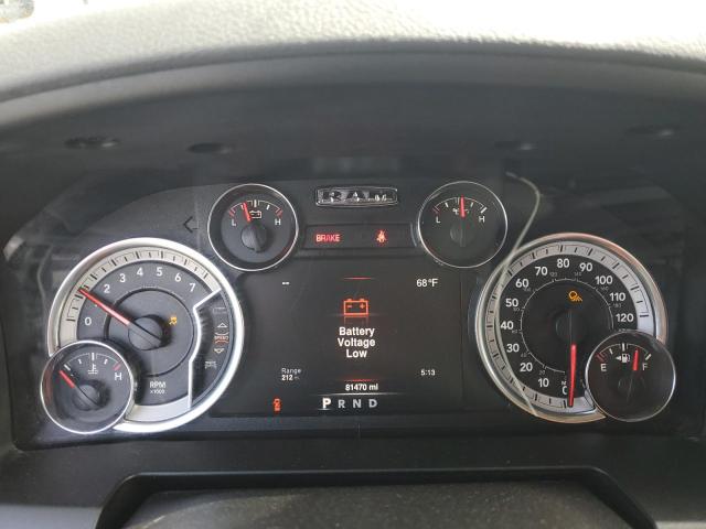 1C6RR7TT2KS614767 - 2019 RAM 1500 CLASS SLT ნაცრისფერი ფოტო 9