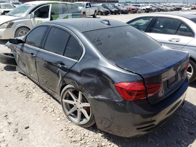 WBA8B7C51GK703275 - 2016 BMW 340 XI GRAY photo 2