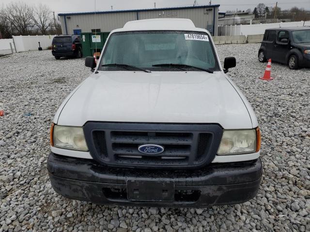 1FTYR10D94PB19485 - 2004 FORD RANGER WHITE photo 5