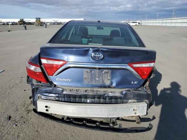 4T4BF1FK1GR569756 - 2016 TOYOTA CAMRY LE BLUE photo 6