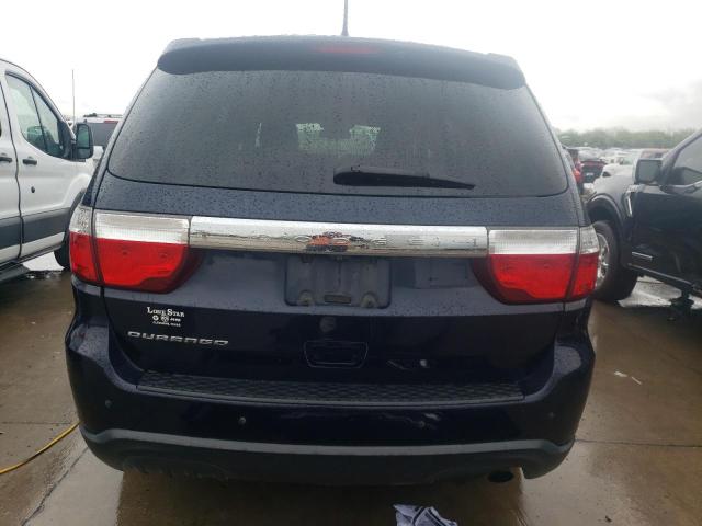 1C4RDHAG3DC699408 - 2013 DODGE DURANGO SXT BLUE photo 6