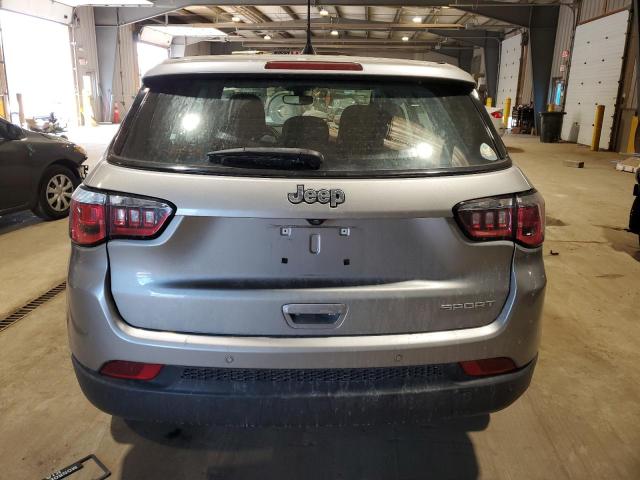 3C4NJCAB9JT250992 - 2018 JEEP COMPASS SPORT SILVER photo 6