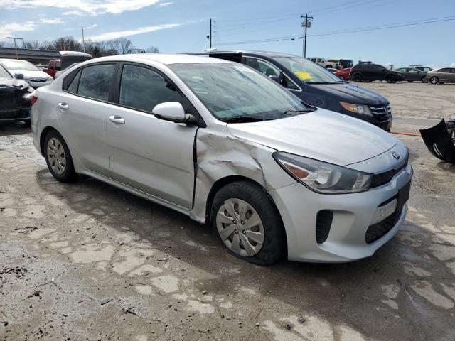 3KPA24AB0JE085548 - 2018 KIA RIO LX SILVER photo 4