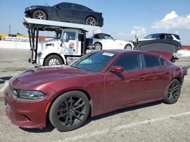 2C3CDXGJ7KH614054 - 2019 DODGE CHARGER SCAT PACK MAROON photo 1