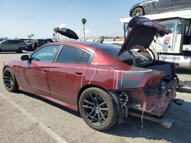 2C3CDXGJ7KH614054 - 2019 DODGE CHARGER SCAT PACK MAROON photo 2