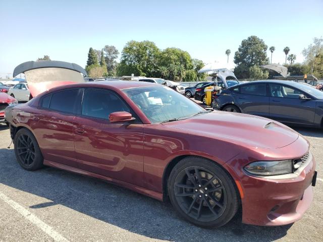 2C3CDXGJ7KH614054 - 2019 DODGE CHARGER SCAT PACK MAROON photo 4