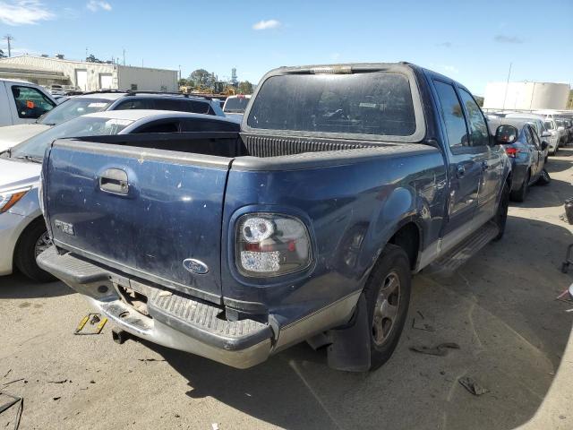 1FTRW07662KC87495 - 2002 FORD F150 SUPERCREW BLUE photo 3