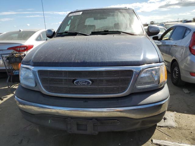 1FTRW07662KC87495 - 2002 FORD F150 SUPERCREW BLUE photo 5