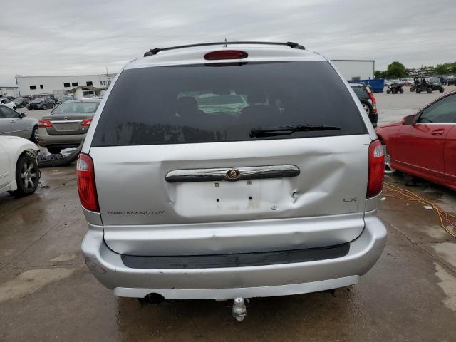 2A4GP44R67R109602 - 2007 CHRYSLER TOWN & COU LX SILVER photo 6