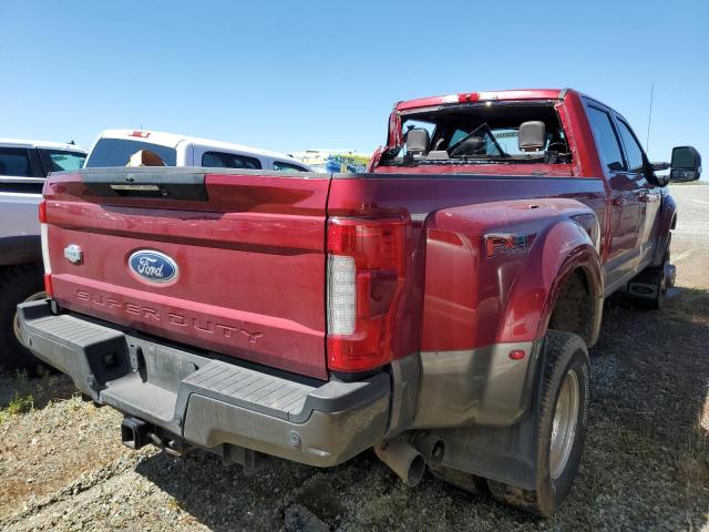 1FT8W3DT2KEC62230 - 2019 FORD F350 SUPER DUTY BURGUNDY photo 3