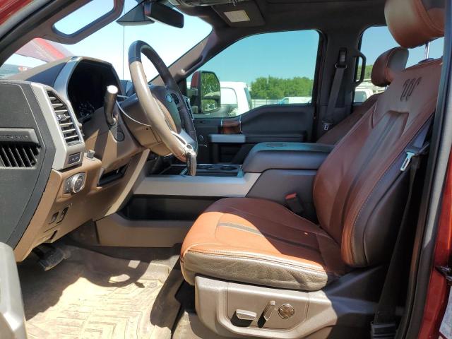 1FT8W3DT2KEC62230 - 2019 FORD F350 SUPER DUTY BURGUNDY photo 7