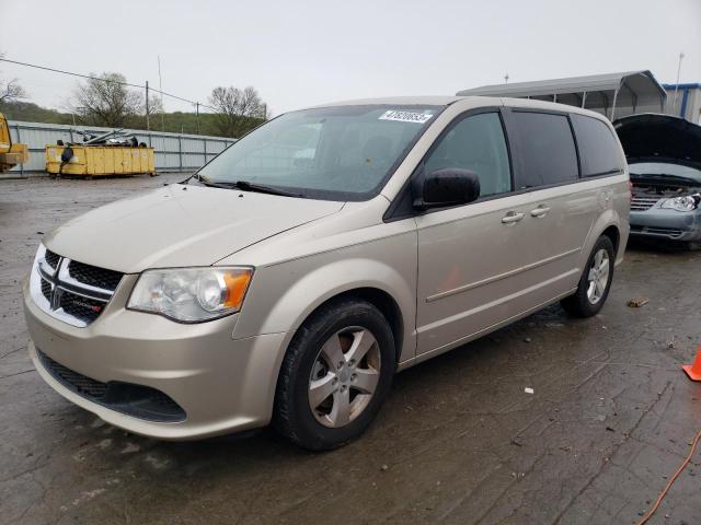 2C4RDGBG9DR612594 - 2013 DODGE GRAND CARA SE BEIGE photo 1