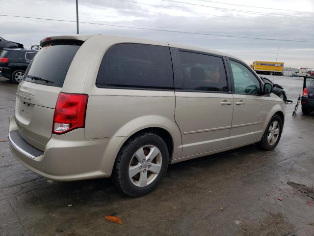 2C4RDGBG9DR612594 - 2013 DODGE GRAND CARA SE BEIGE photo 3