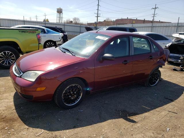 1FAFP34N67W352784 - 2007 FORD FOCUS ZX4 MAROON photo 1