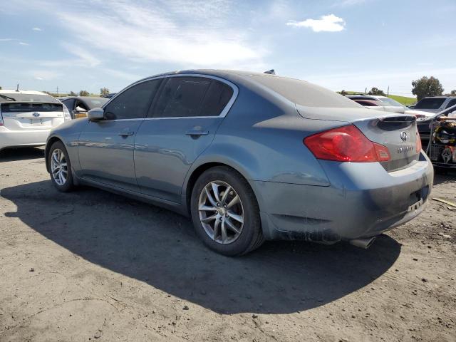 JNKCV61E69M304255 - 2009 INFINITI G37 BASE BLUE photo 2