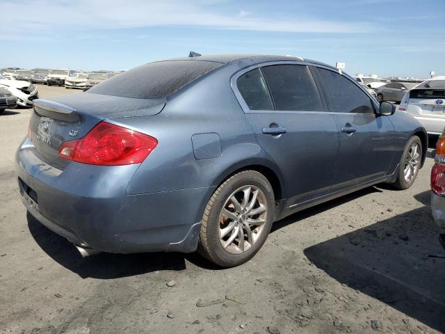 JNKCV61E69M304255 - 2009 INFINITI G37 BASE BLUE photo 3