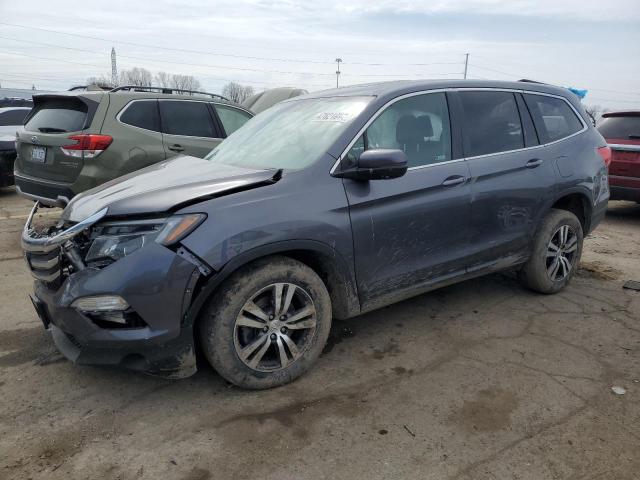 5FNYF6H53JB028141 - 2018 HONDA PILOT EXL GRAY photo 1