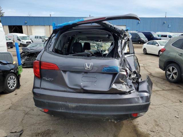 5FNYF6H53JB028141 - 2018 HONDA PILOT EXL GRAY photo 6