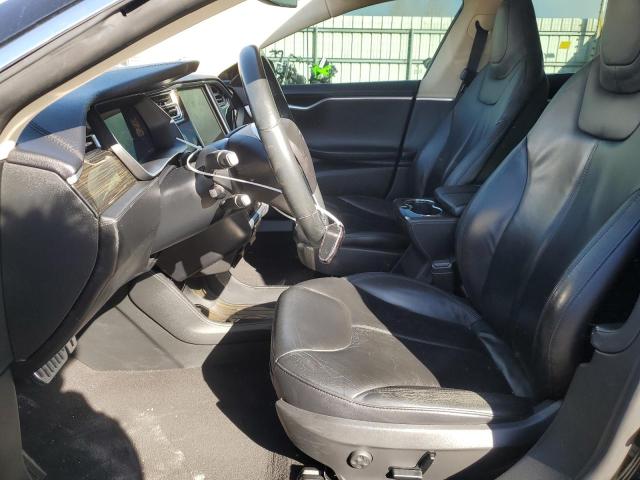 5YJSA1S14EFP51967 - 2014 TESLA MODEL S შავი ფოტო 7