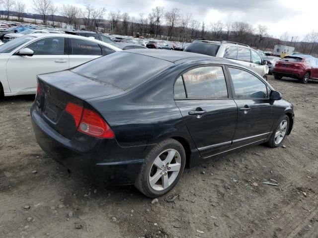 1HGFA15896L017710 - 2006 HONDA CIVIC EX BLACK photo 3