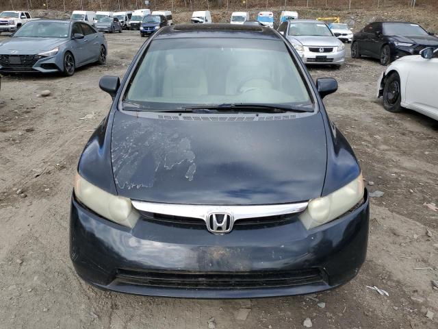 1HGFA15896L017710 - 2006 HONDA CIVIC EX BLACK photo 5