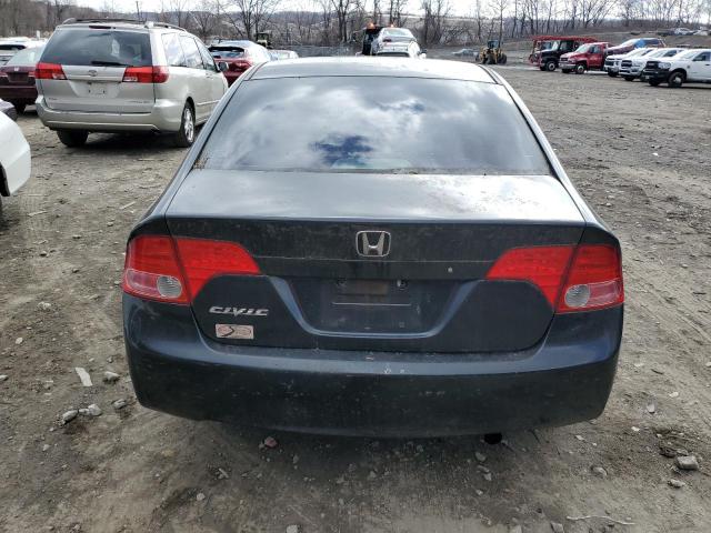 1HGFA15896L017710 - 2006 HONDA CIVIC EX BLACK photo 6