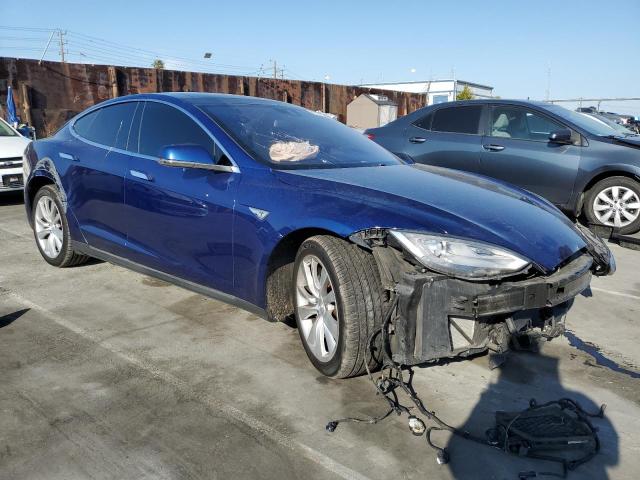 5YJSA1E28GF129279 - 2016 TESLA MODEL S 蓝色 照片 4